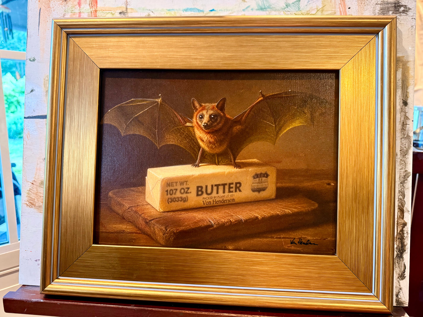 Von Henderson’s Bat Butter!