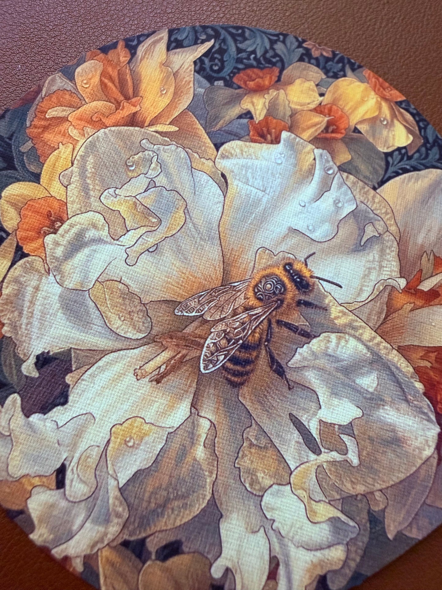 Daffodil Bee Original Art