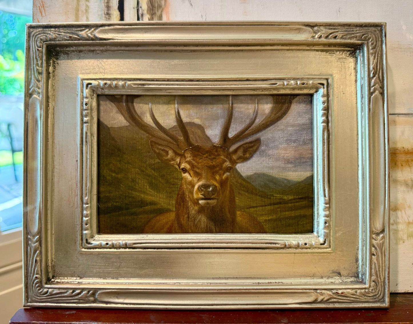 Scottish Stag Oil Painting